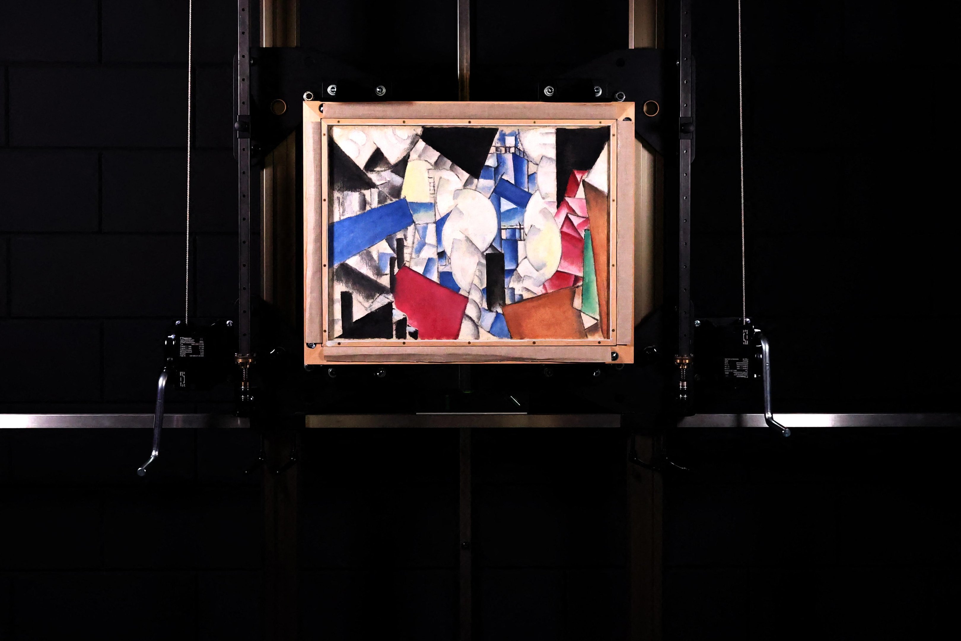 A obra do pintor cubista franc&ecirc;s Fernand L&eacute;ger estava escondida h&aacute; mais de um s&eacute;culo no verso de uma de suas pinturas