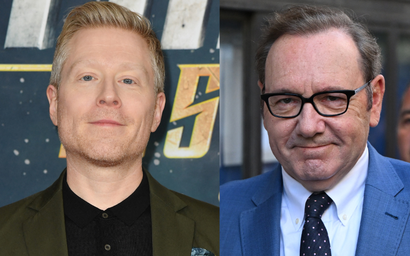 Anthony Rapp (&agrave; esquerda) acusa Kevin Spacey de t&ecirc;-lo agredido sexualmente quando ele tinha 14 anos de idade