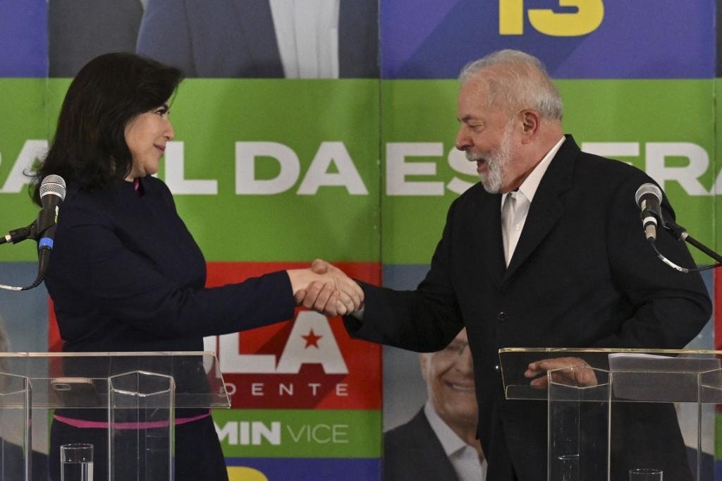 Tebet e Lula em evento oficial
