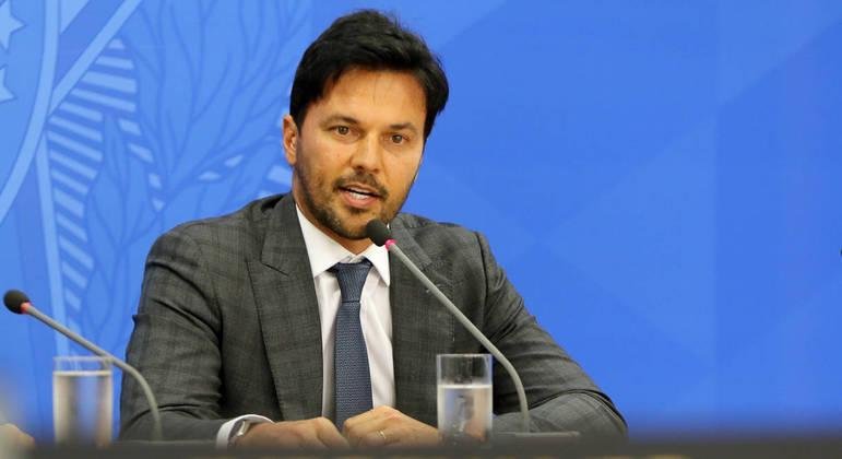 O ministro das Comunica&ccedil;&otilde;es, F&aacute;bio Faria