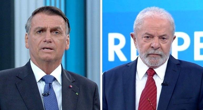 Bolsonaro e Lula frente a frente