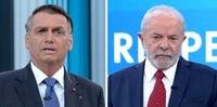 Bolsonaro e Lula, candidatos que disputam a Presidência da República neste segundo turno