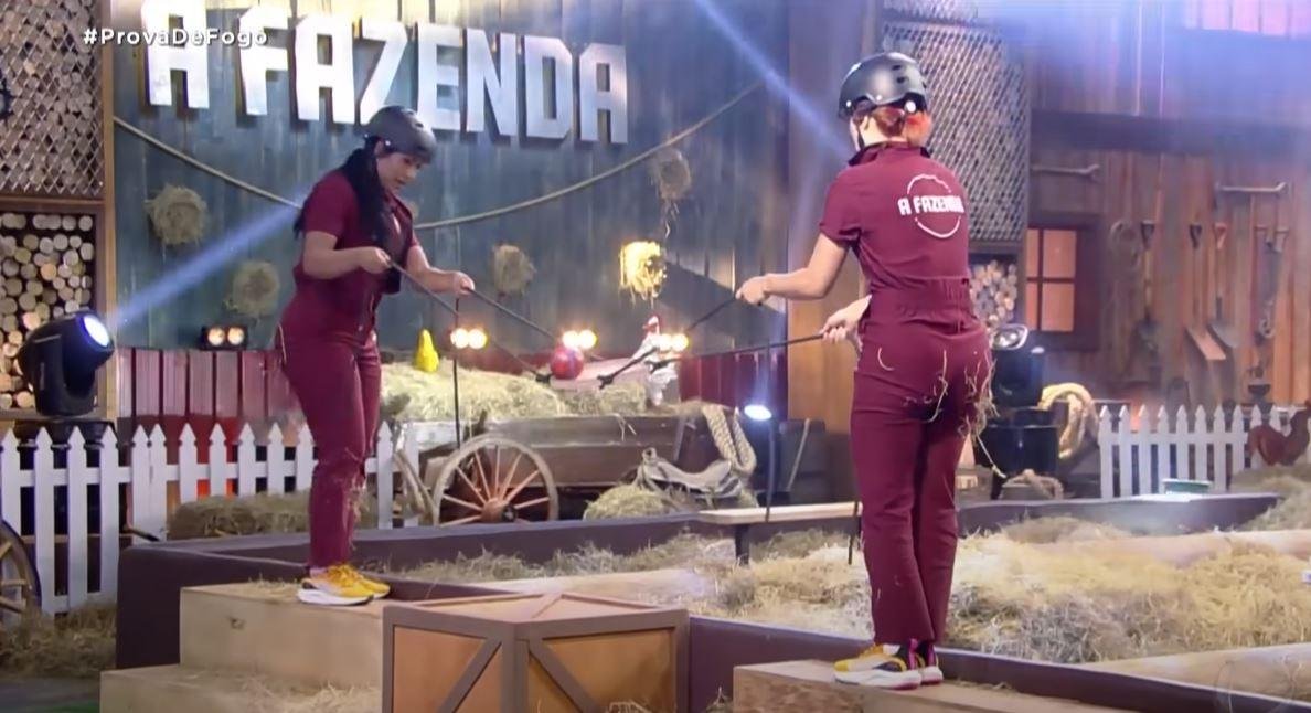 Deborah e Moranguinho conclu&iacute;ram o desafio no menor tempo e venceram a prova