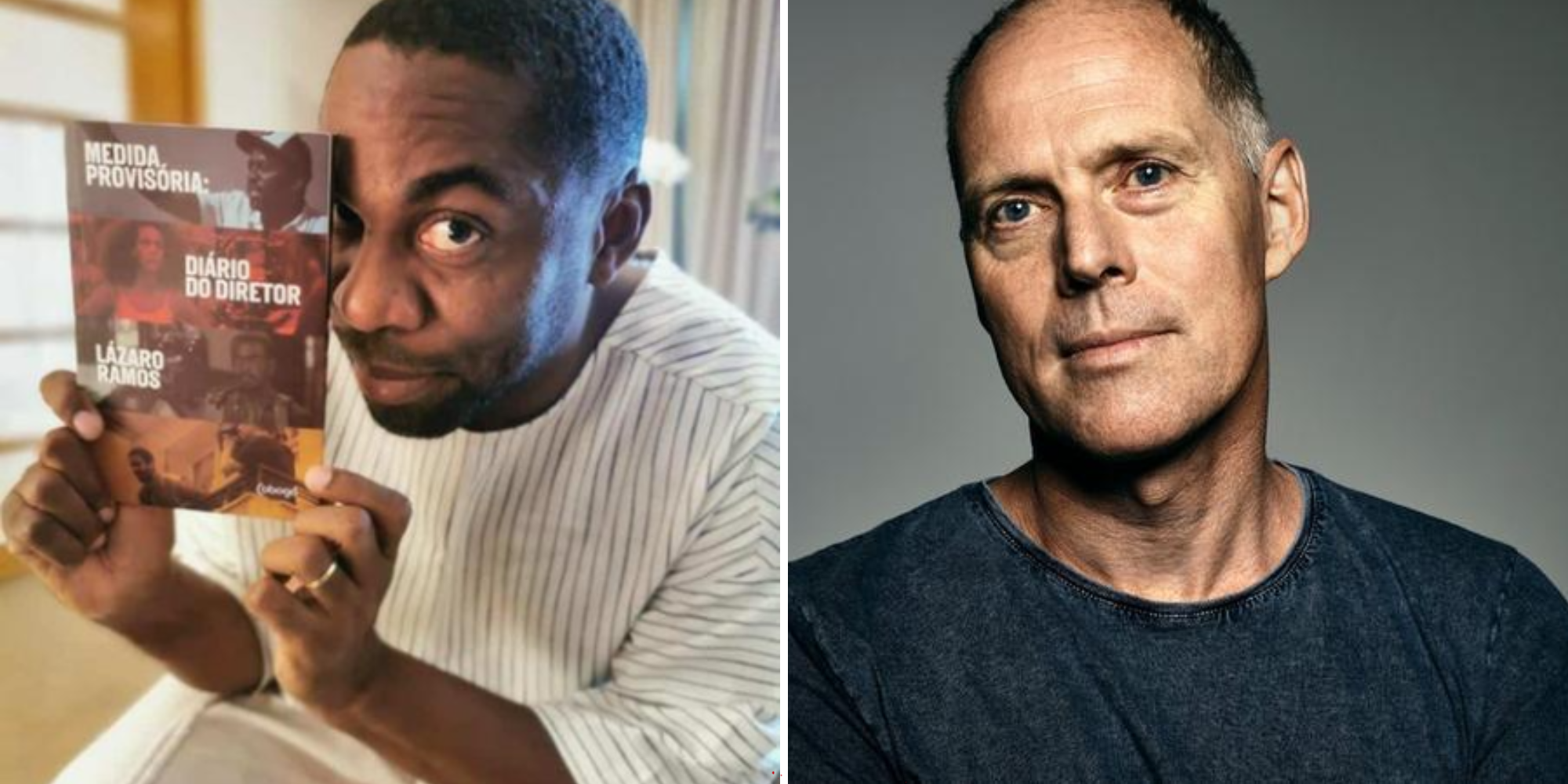 L&aacute;zaro Ramos e o noruegu&ecirc;s Geir Gulliksen estar&atilde;o na Feira do Livro neste final de semana