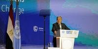 António Guterres discursou na cúpula de líderes da conferência climática COP27