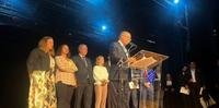 O vice-presidente eleito, Geraldo Alckmin, anuncia membros do governo de transição