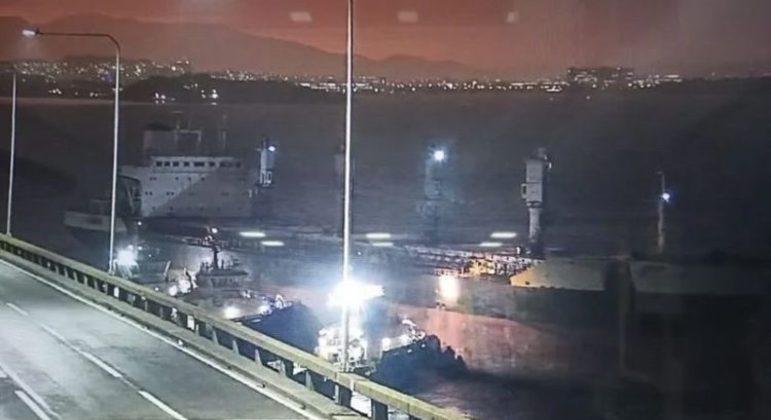 Embarca&ccedil;&atilde;o provocou danos leves, a priori