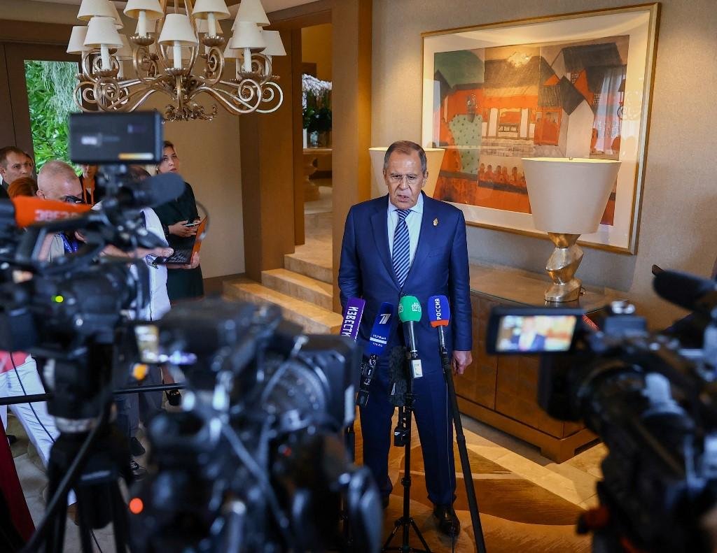 Lavrov, ministro das rela&ccedil;&otilde;es exteriores da R&uacute;ssia