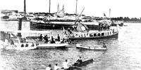 As regatas fizeram parte da comemoração do centenário de Porto Alegre.