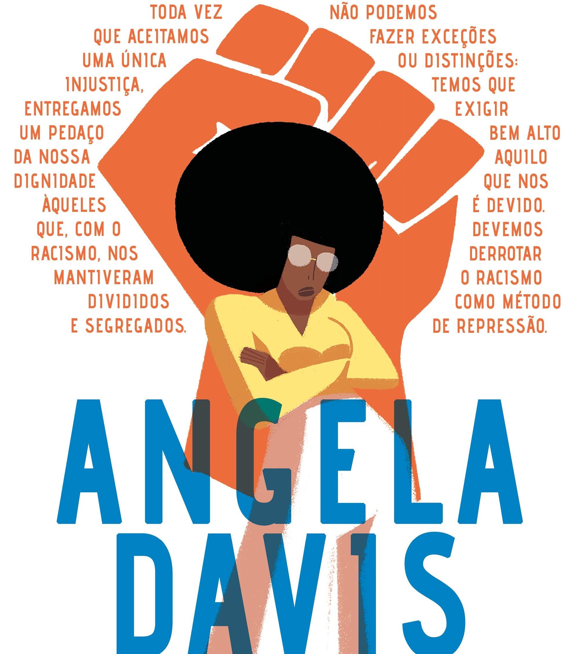 Com roteiro da escritora italiana Mariapaola Pesce e ilustra&ccedil;&atilde;o da tamb&eacute;m italiana Mel Zohar, a edi&ccedil;&atilde;o brasileira &eacute; sobre Angela, uma das figuras mais emblem&aacute;ticas da luta contra o racismo