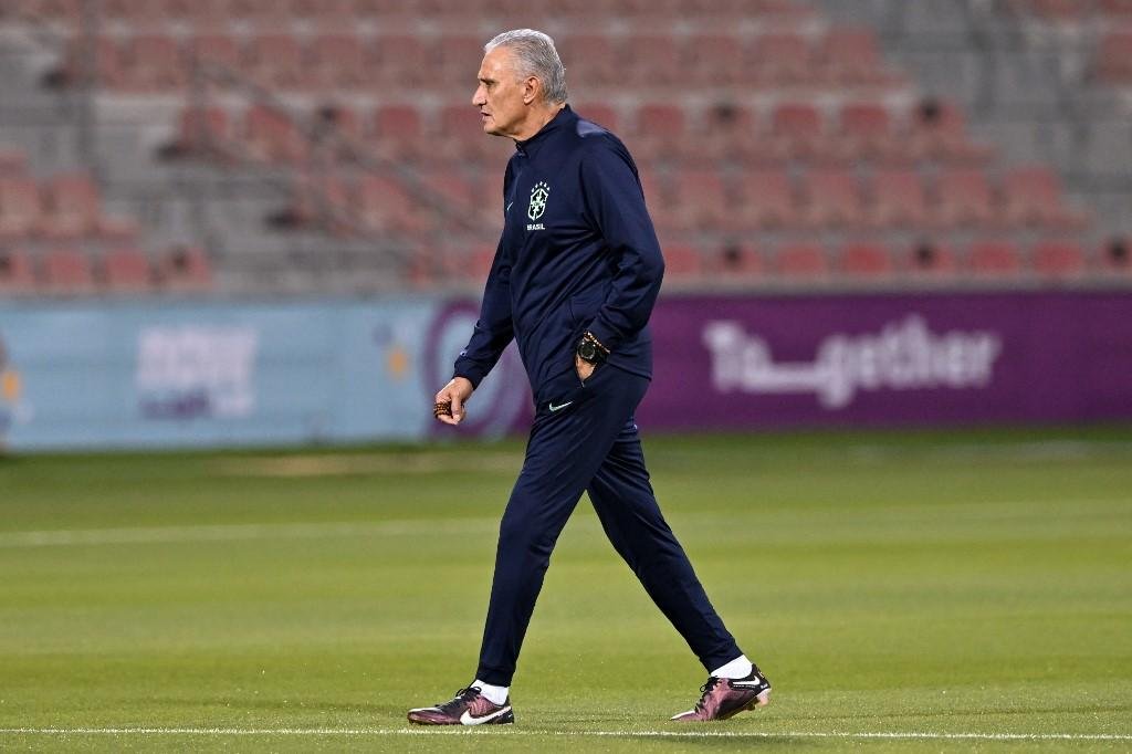 Tite concedeu entrevista coletiva nesta quarta-feira