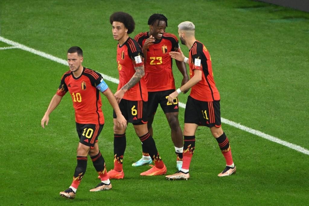 Batshuayi marcou o gol da vit&oacute;ria da B&eacute;lgica no final do primeiro tempo