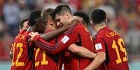 Espanha goleou a Costa Rica por 7 a 0