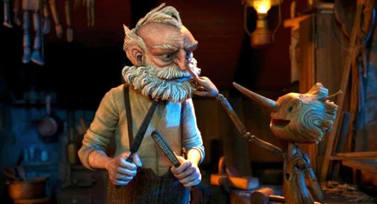 Na tela, uma releitura, com toques algo mais sombrios do que o original do conto de fadas de Carlo Collodi