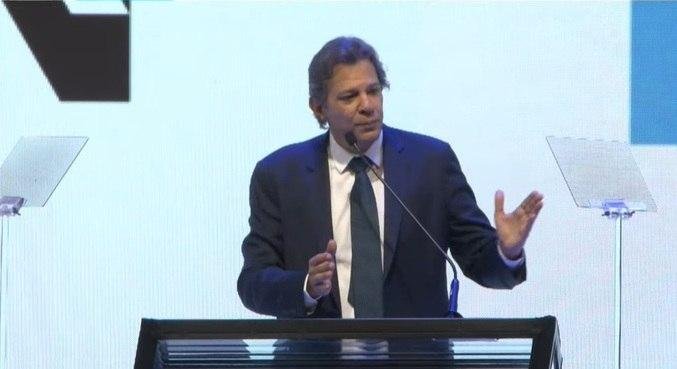 Fernando Haddad, que participou de evento da Febraban