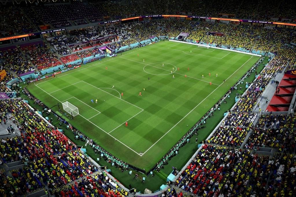 Incidente aconteceu no finalzinho do primeiro tempo da partida de Copa do Mundo