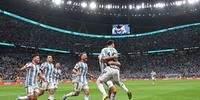 Argentina abriu marcado no primeiro tempo