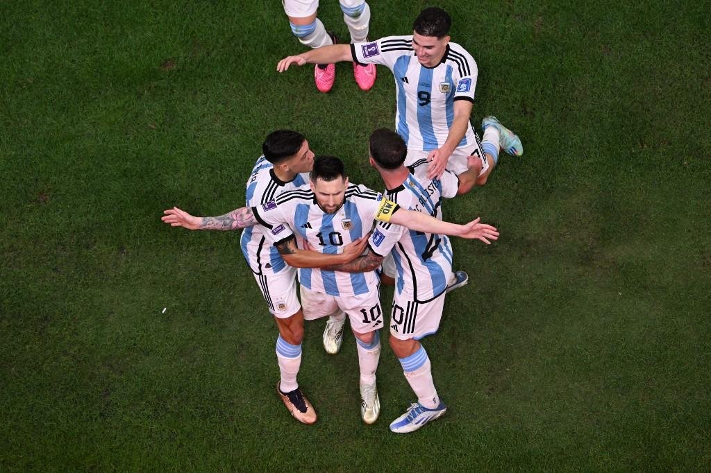 A Argentina garantiu vaga na semifinal da Copa