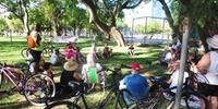 Pedalada e pirquenique no parque da Redenção para  manifestar oposição à concessão do espaço