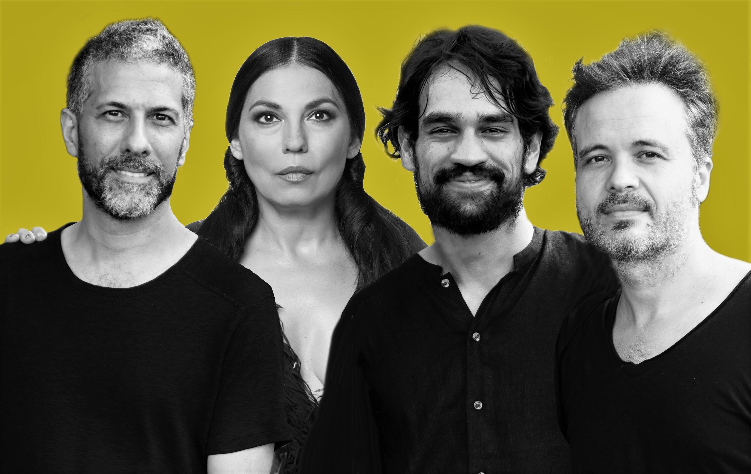 Kosmik Band, formada por Enzo Buono, La Charo, Nanan e Twanguero