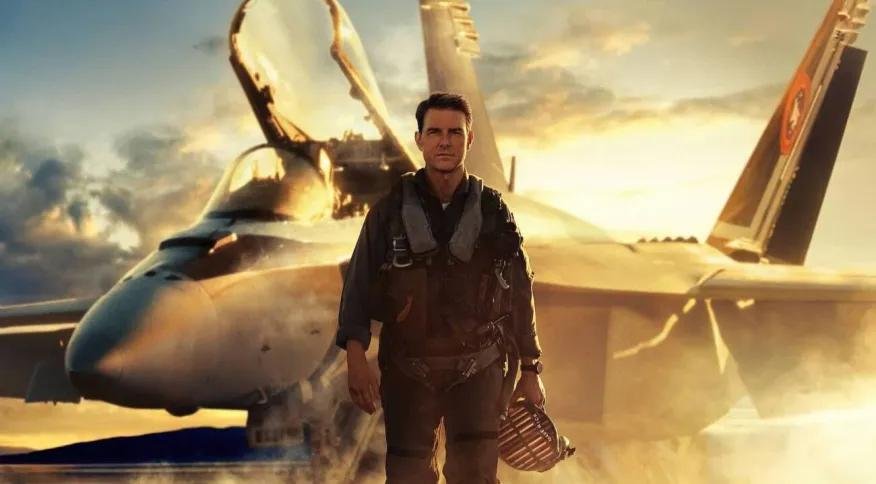 O ator Tom Cruise voltou aos cinemas em 2022 em "Top Gun: Maverick"
