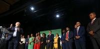O presidente eleito, Luiz Inácio Lula da Silva, anuncia novos ministros que comporão o governo