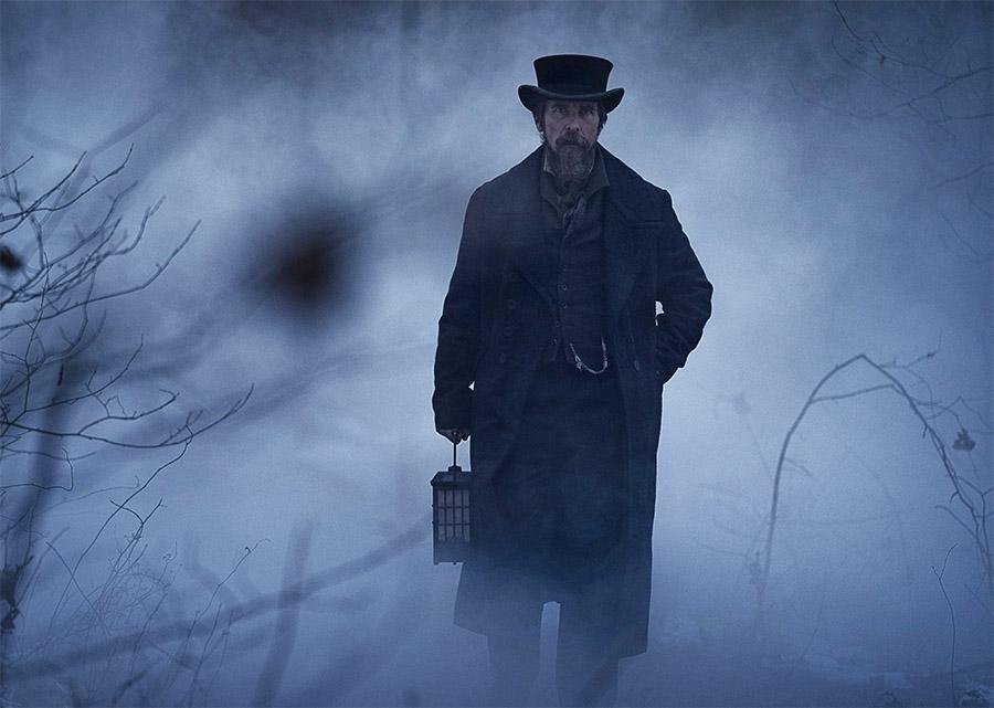 Christian Bale em "O P&aacute;lido Olho Azul", filme sobre Edgar Allan Poe