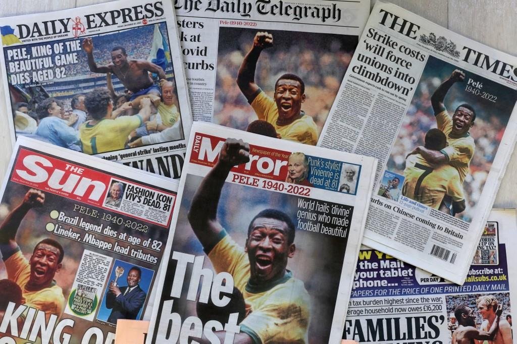 The Times, Marca e L'Equipe est&atilde;o entre os ve&iacute;culos da imprensa ao redor do mundo que repercutiram o falecimento do &iacute;dolo