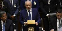 Lula discursou após ser empossado para o terceiro mandato