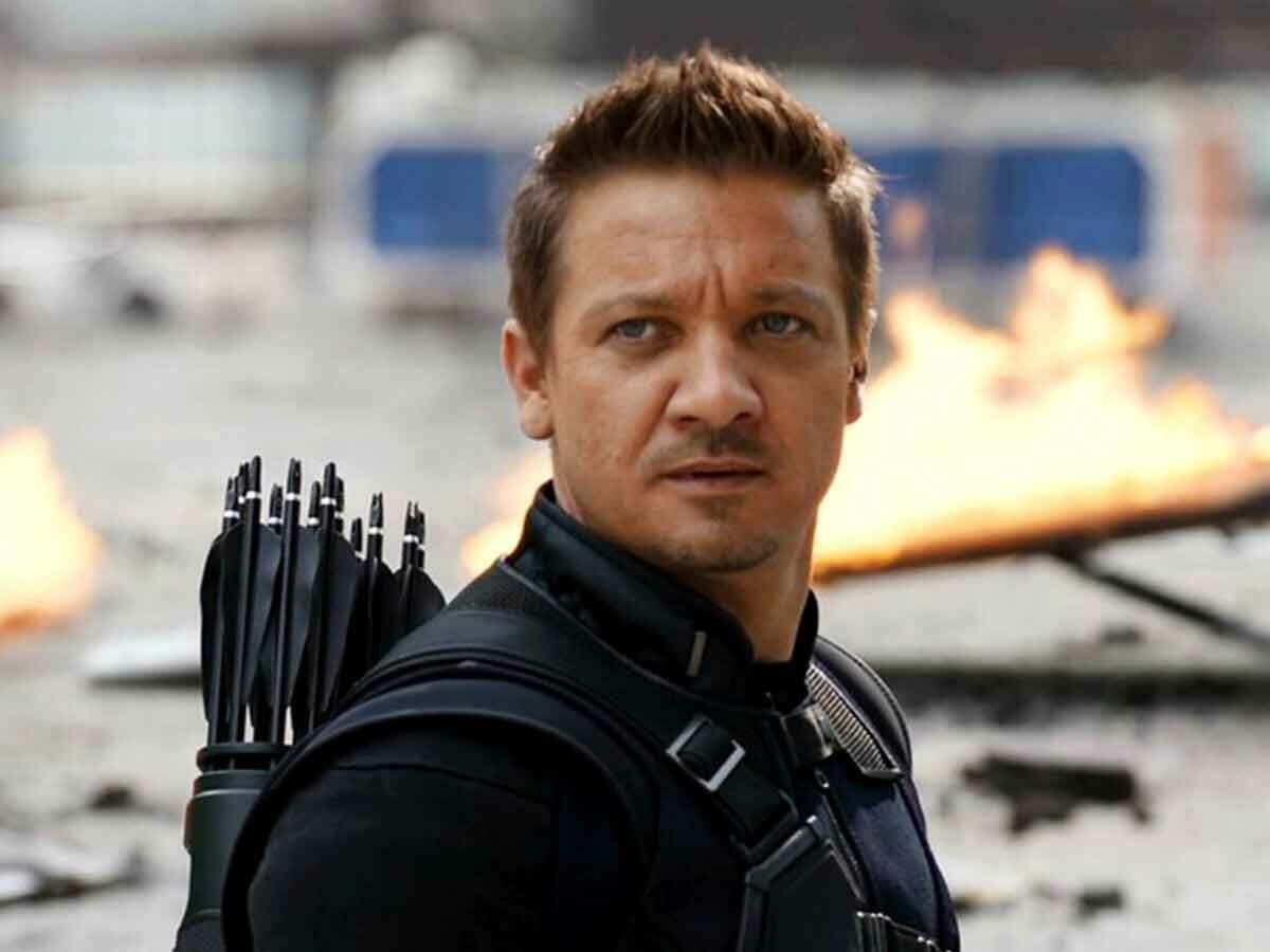 O astro do cinema Jeremy Renner, conhecido por seu papel como Gavi&atilde;o Arqueiro