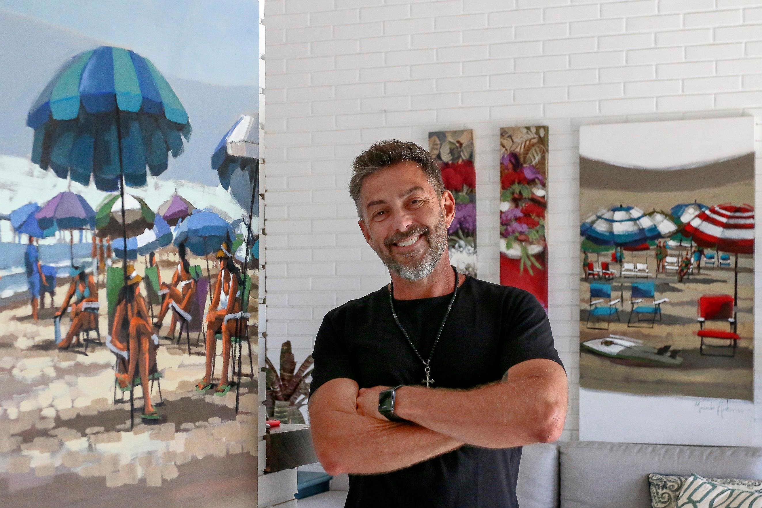 Marcelo H&uuml;bner participa de exposi&ccedil;&atilde;o na SABA