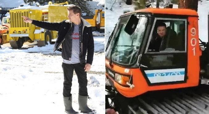 Jeremy Renner foi atropelado por m&aacute;quina que remove neve