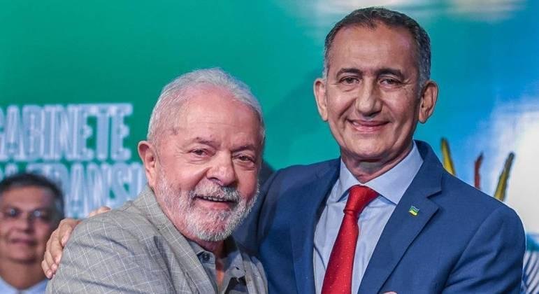 Lula e Waldez Go&eacute;s, ap&oacute;s nomea&ccedil;&atilde;o para o Minist&eacute;rio do Desenvolvimento Regional