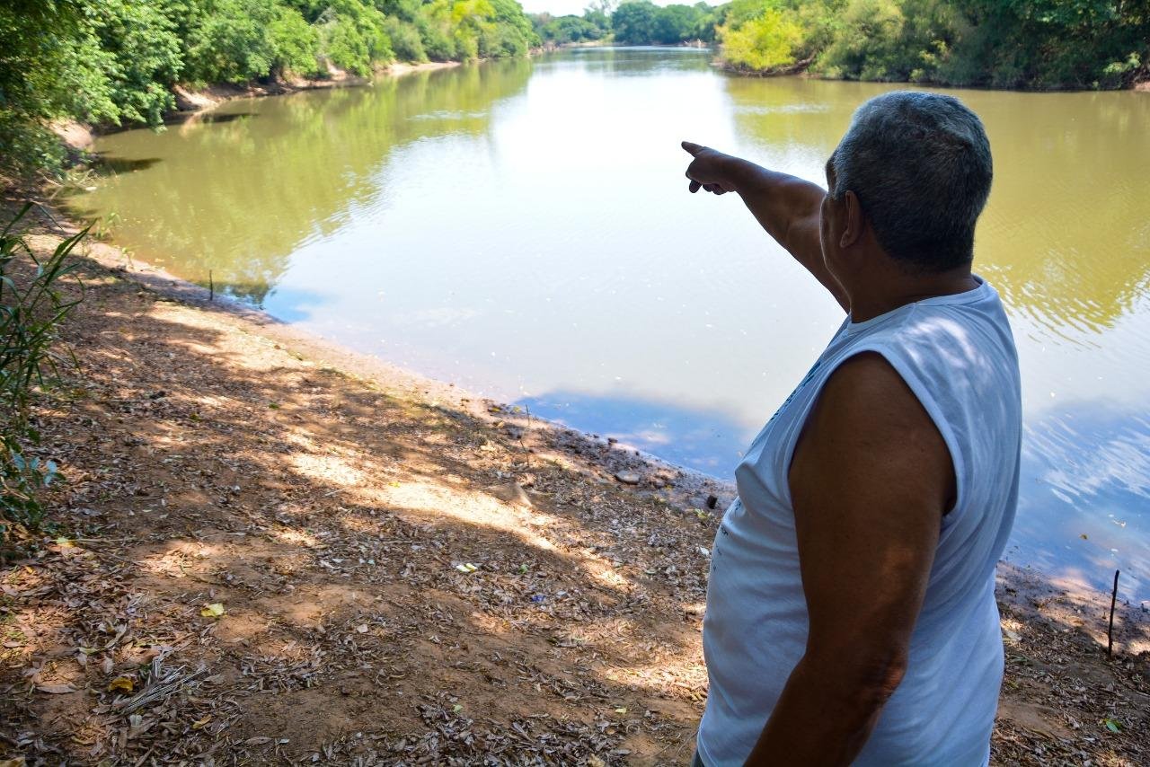 Aposentado Augusto Paulo de Oliveira construiu casa para o irm&atilde;o em uma das margens do Sinos