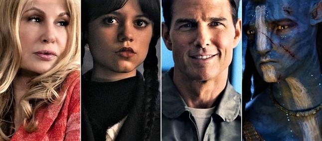 S&eacute;ries como "The White Lotus" e "Wandinha" e filmes como "Top Gun: Maverick" e "Avatar 2" receberam indica&ccedil;&otilde;es