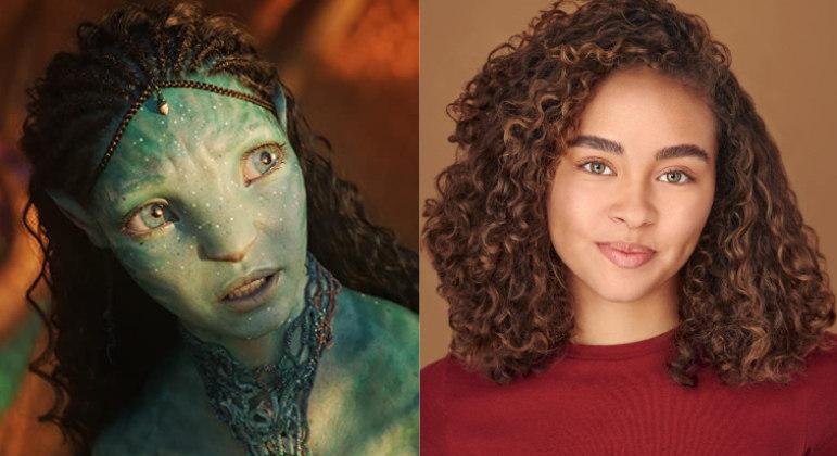 Bailey Bass &eacute; Tsireya em "Avatar: O Caminho da &Aacute;gua"