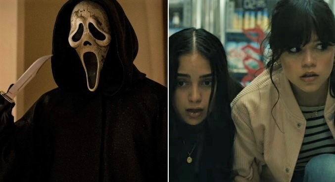 Melissa Barrera e Jenna Ortega est&atilde;o de volta como as irm&atilde;s Carpenter