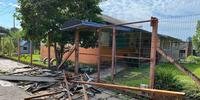 Em Taquara, no Vale do Paranhana, ao menos três escolas de ensino fundamental sofreram danos, além de outros prédios