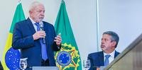 Lula e o presidente da Câmara Arthur Lira
