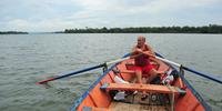 Luiz Carlos Maciel é pescador há mais de seis décadas na área da Colônia Z-5