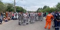 Na sexta-feira, paralisação iniciou após assembleia dos terceirizados em Canoas