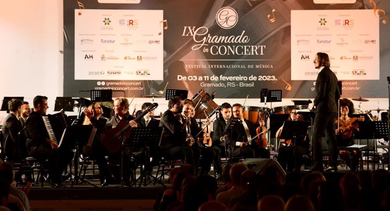 Concerto de abertura ocorreu na sexta-feira passada no audit&oacute;rio Expogramado lotado