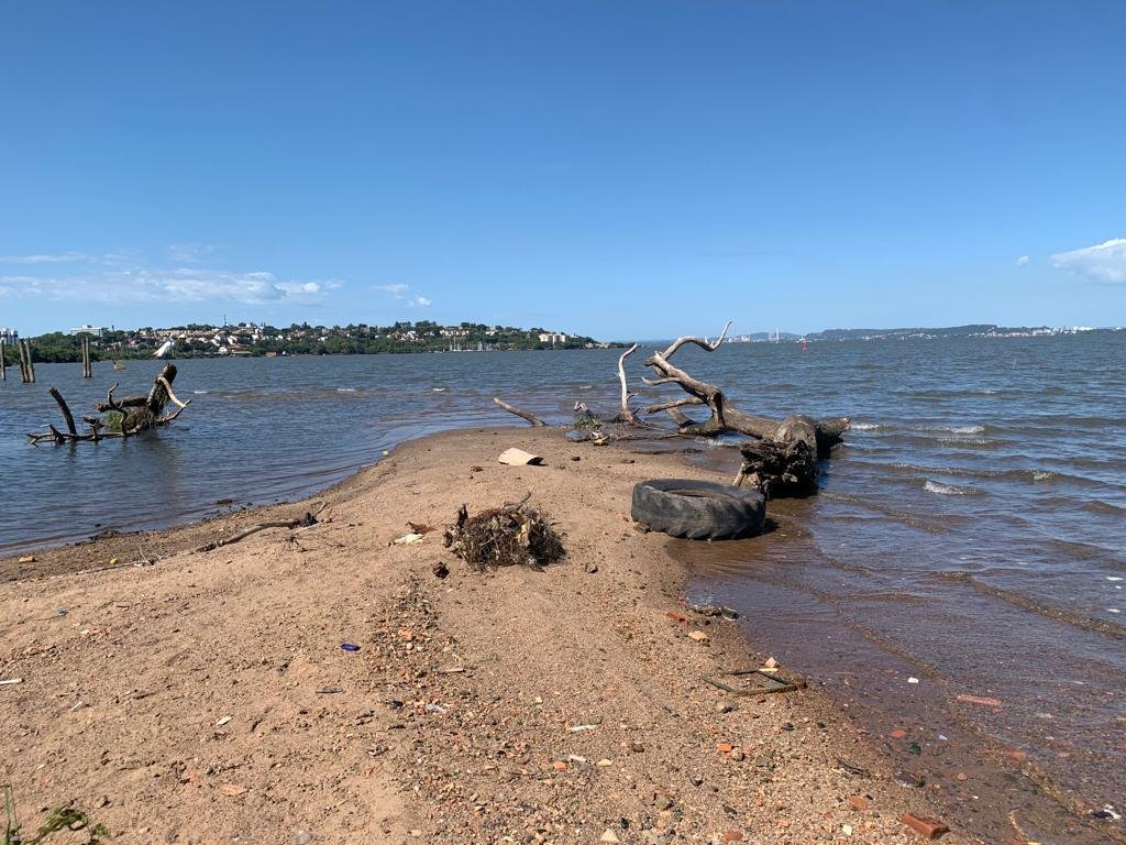 N&iacute;vel do Gua&iacute;ba segue em baixa consider&aacute;vel em Porto Alegre