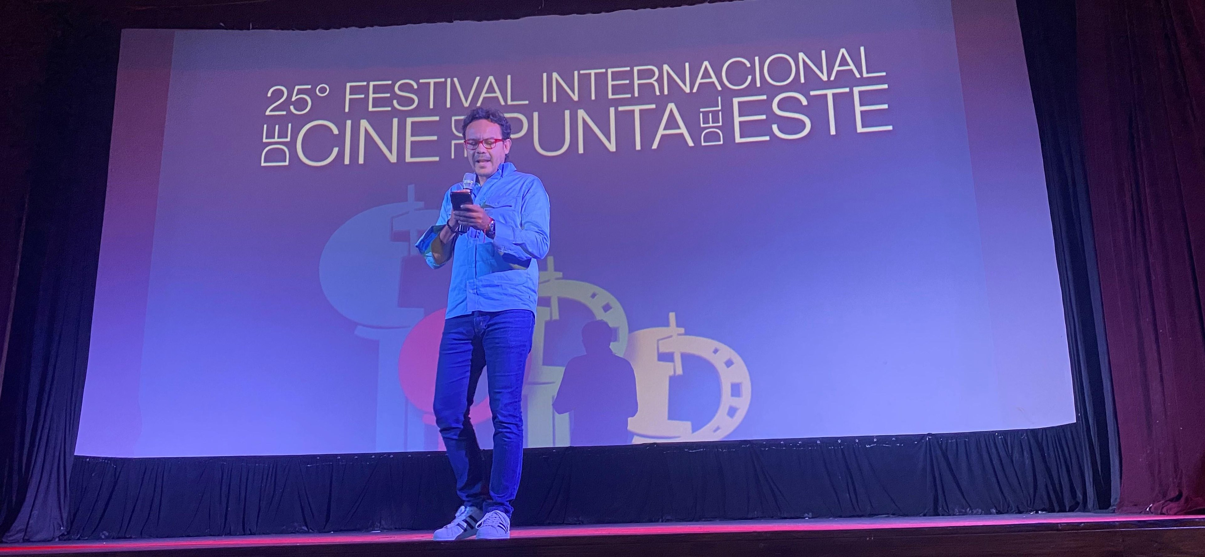 O filme "A Vers&atilde;o de Anita&rdquo; foi apresentado no Festival pelo realizador Juan Zapata