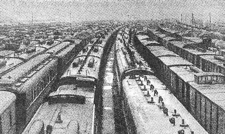A greve dos ferrovi&aacute;rios alem&atilde;es prejudicava o envio de carv&atilde;o &agrave; Fran&ccedil;a.