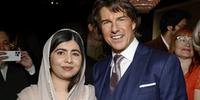 Tom Cruise era a maior atração: vários fãs, de executivos de Hollywood até a vencedora do Nobel da Paz, Malala Yousafzai, formaram uma fila para falar com o ator