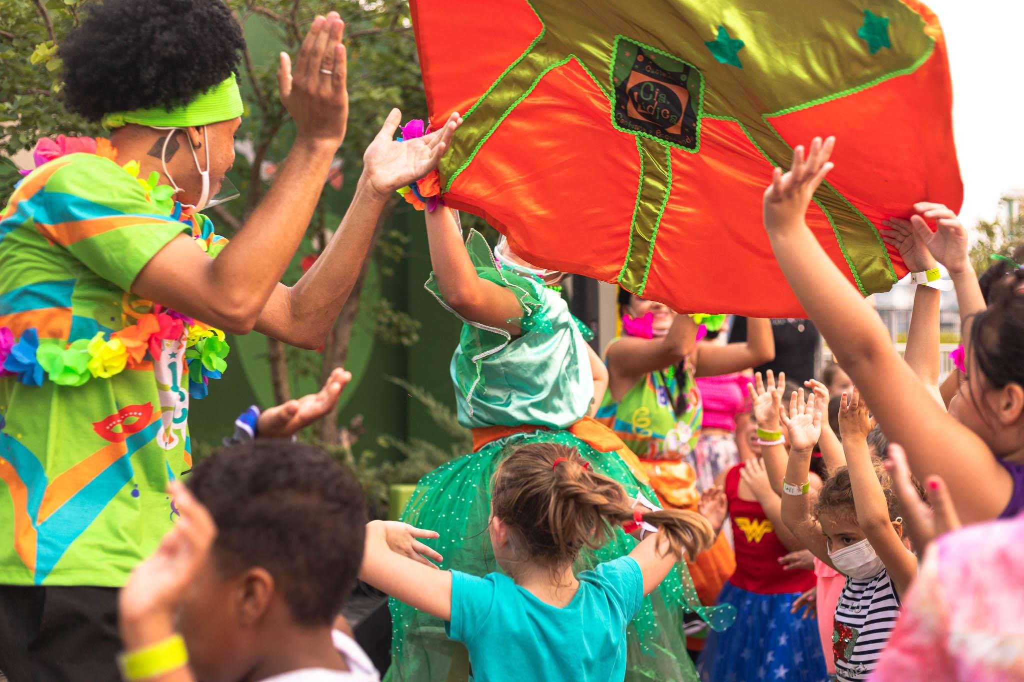 A festa ser&aacute; embalada pelo bloco infantil Cia L&uacute;dica