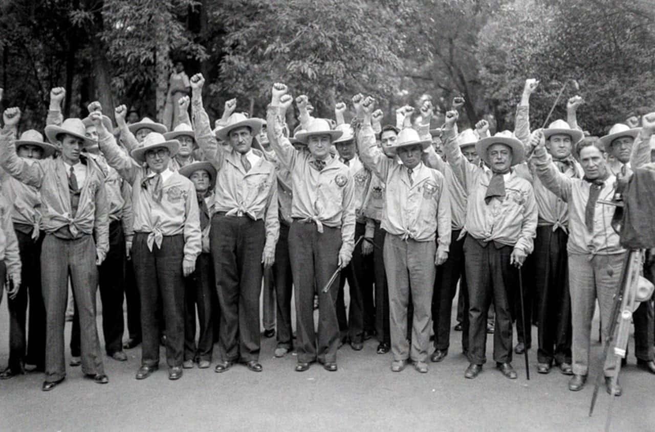 O movimento fascista no M&eacute;xico passou a ter uma grande ades&atilde;o.