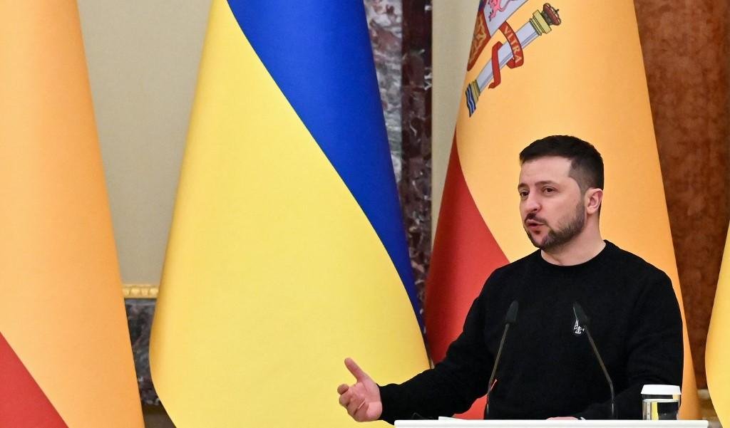 Volodymyr Zelensky, presidente da Ucr&acirc;nia