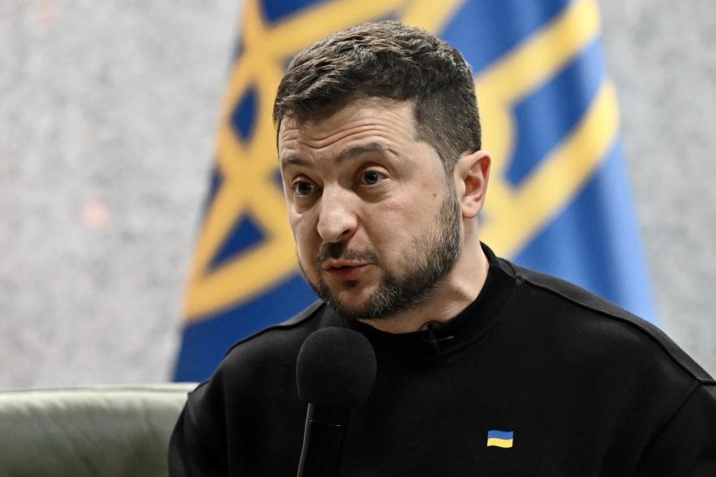 Volodymyr Zelensky, presidente da Ucr&acirc;nia